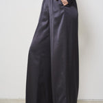 Pantaloni donna in raso blu P04052 6638061 PESERICO 