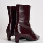 Stivaletti donna in pelle lucida bordeaux. S101164 02 ALOHAS 