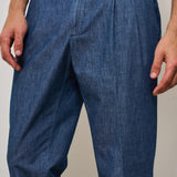 Pantalone uomo regular in denim blu BG02D 32515941 BRIGLIA 