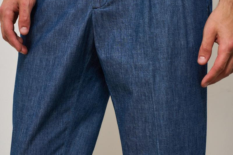 Pantalone uomo regular in denim blu BG02D 32515941 BRIGLIA 