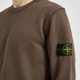 Felpa uomo girocollo marrone 6100060 S0051V007C STONE ISLAND 