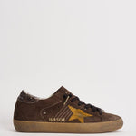 Sneakers donna Superstar in suede marrone GWF00102 F00810055736 GOLDEN GOOSE 