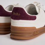 Sneakers uomo panna e bordeaux 809973706 003 RALPH LAUREN 