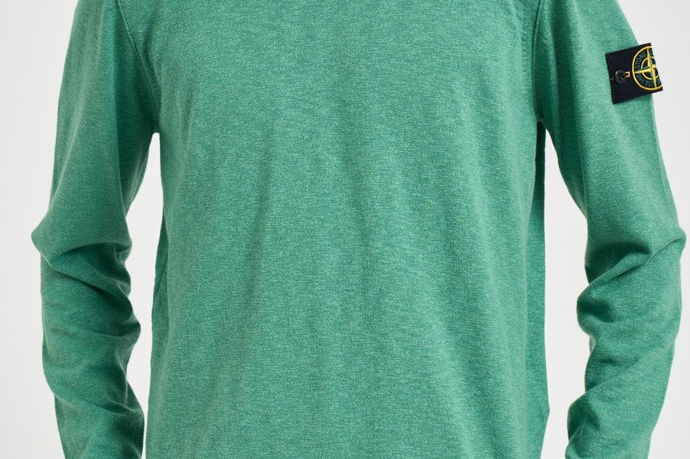 Maglia uomo girocollo verde 5100052 S00B0V005H STONE ISLAND 