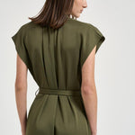 Abito donna chemisier verde militare 31325 0328LAUREL GREEN FILIPPA K 