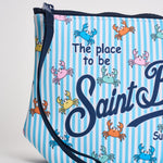Pochette donna Aline con granchi celeste ALINE 01081L MC2 SAINT BARTH 