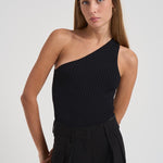 Body monospalla donna KIDA BLACK IRO 