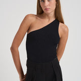 Body monospalla donna KIDA BLACK IRO 