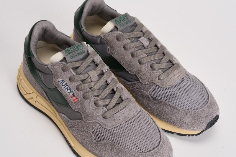 Sneakers uomo Reelwind Low in suede grigio topo WWLM UT20 AUTRY 