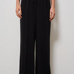 Pantalone donna Saby a palazzo nero SABY BLACK IRO 