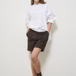 Blusa donna girocollo bianca F5SK15 A01 LIVIANA CONTI 