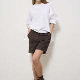 Blusa donna girocollo bianca F5SK15 A01 LIVIANA CONTI 
