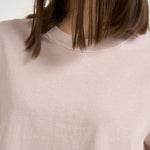 T-shirt donna girocollo rosa GUP01873 P00157625235 GOLDEN GOOSE 