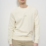 Felpa uomo girocollo panna 6100665 S0083V0093 STONE ISLAND 