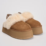 Ciabatta donna Funkette chestnut 1113474 CHESTNUT UGG 