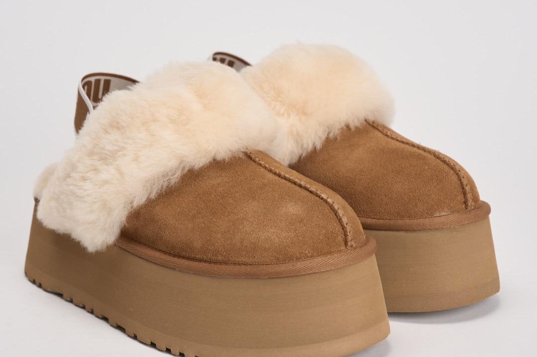 Ciabatta donna Funkette chestnut 1113474 CHESTNUT UGG 