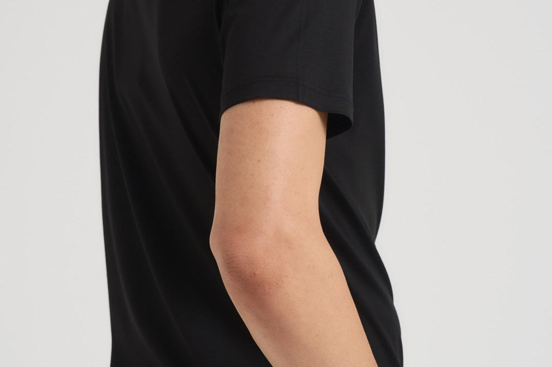 T-shirt uomo girocollo nera SH000760 NERO ACCADEMIE TESSILI 