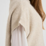 Maglia donna gilet panna D540924 LACOON084BURRO P.a.r.o.s.h. 