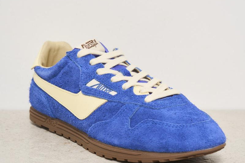 Sneakers uomo Windspin in suede blu SLMU B19 AUTRY 