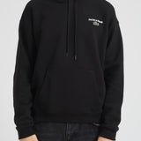 Felpa uomo con cappuccio con stampa multipla nera SH5947 031 LACOSTE 