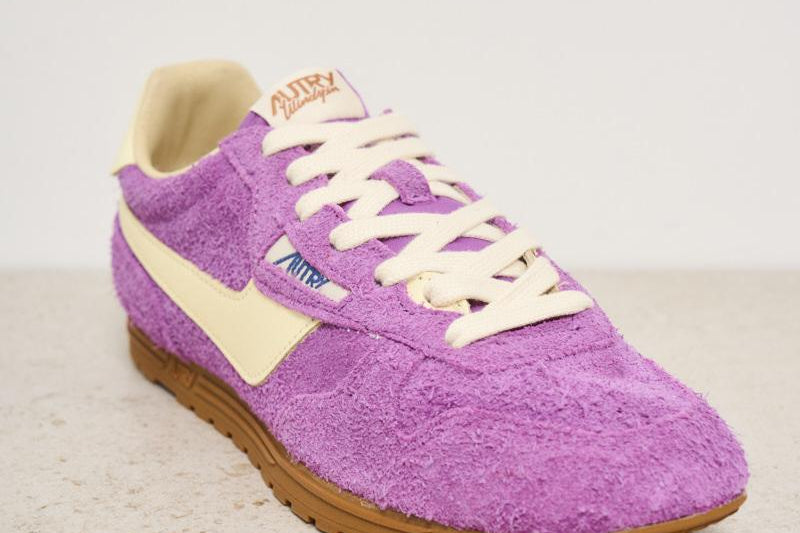 Sneakers donna Windspin in suede viola SLWU B14 AUTRY 