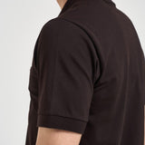 Polo uomo manica corta marrone. PH9851 3LA LACOSTE 