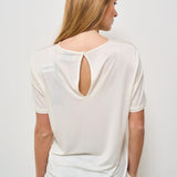 T-shirt donna girocollo bianca 25709 09 RRD 