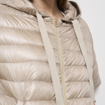 Cappa donna beige con cappuccio PI001993D 1985 HERNO 