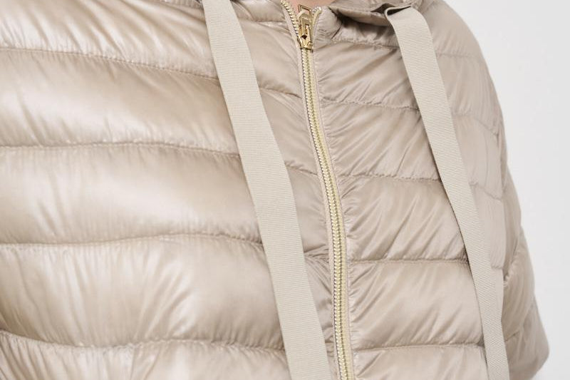 Cappa donna beige con cappuccio PI001993D 1985 HERNO 