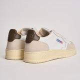 Sneakers uomo Medalist low in suede beige e marrone AULM LS15 AUTRY 