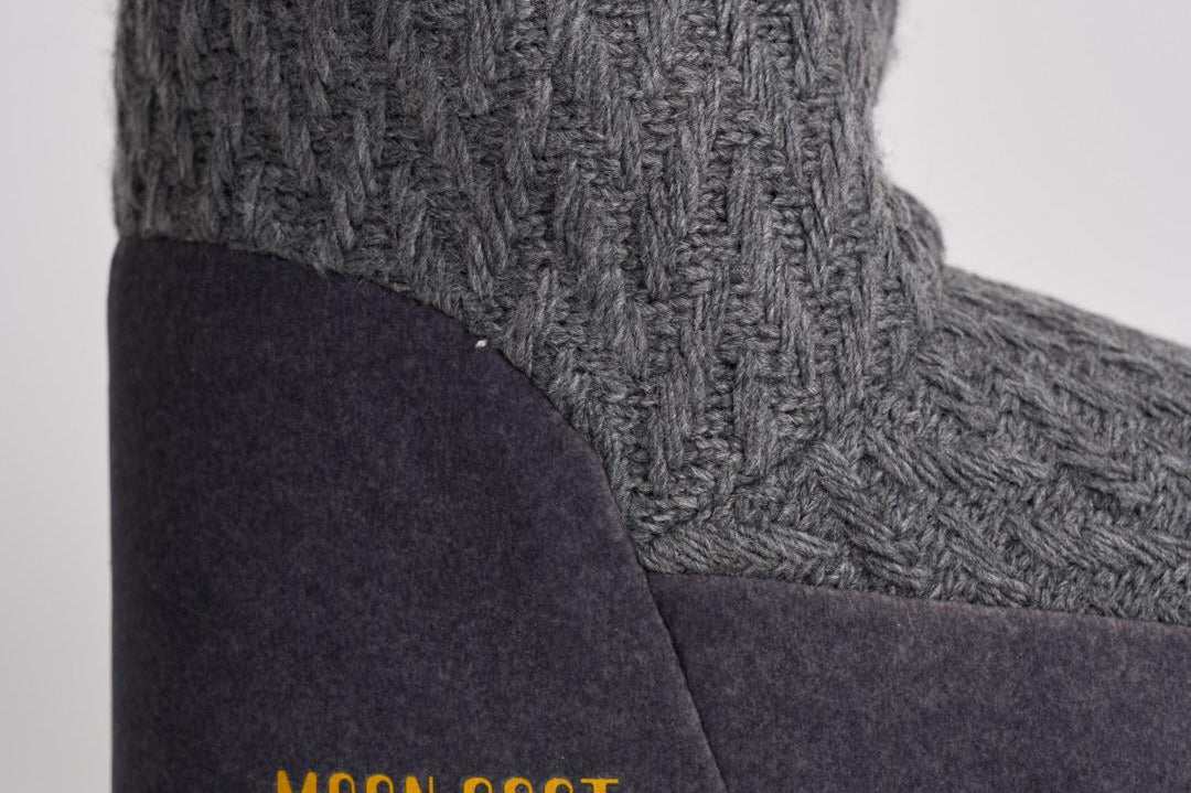 Stivale donna da neve in maglia grigio 1409750 H019GREY MOON BOOT 