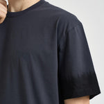 T-shirt uomo girocollo grigia e nera KQ9787 BLACK Y-3 