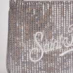 Pochette donna Parisienne con paillettes argento PARISIENNE MPAILAR MC2 SAINT BARTH 