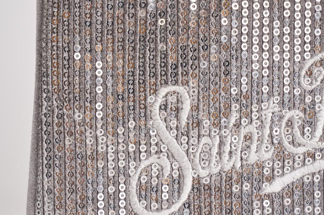 Pochette donna Parisienne con paillettes argento PARISIENNE MPAILAR MC2 SAINT BARTH 