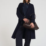 Cappotto donna midi Cles blu notte CLES 006 MAX MARA STUDIO 