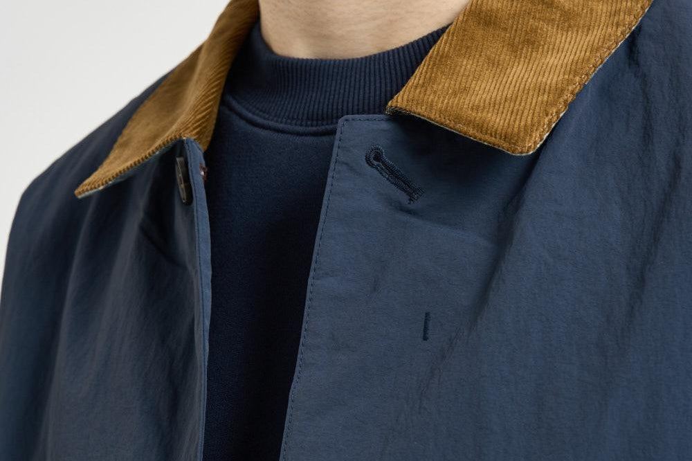 Giubbotto uomo corto blu navy MSP0186 NY71 BARBOUR 