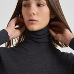 Dolcevita donna grigio a costine D512552X LEILA020ANTRACITE P.a.r.o.s.h. 