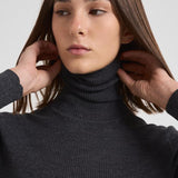 Dolcevita donna grigio a costine D512552X LEILA020ANTRACITE P.a.r.o.s.h. 