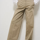 Pantaloni donna beige wide leg 13543 TAUPE3039 FORTE FORTE 