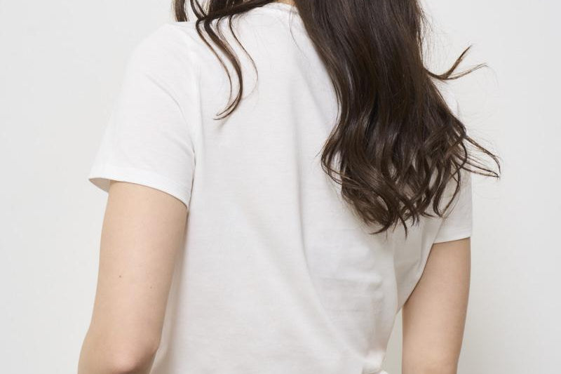 T-shirt donna bianca con logo rosa MA033 270 ELISABETTA FRANCHI 