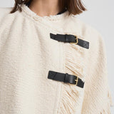Cappotto donna midi Greya panna MA0449FB C3D04I23EC ISABEL MARANT 