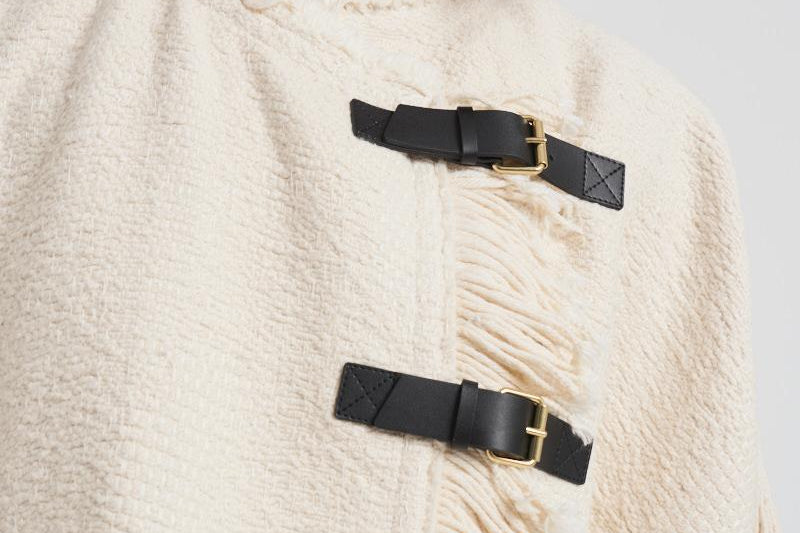 Cappotto donna midi Greya panna MA0449FB C3D04I23EC ISABEL MARANT 