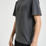 T-shirt uomo con stampa grigio antracite GMP01220 P00067160318 GOLDEN GOOSE 