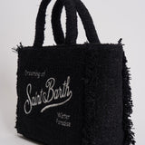 Borsa donna Colette Tweed nera COLETTETWD 00 MC2 SAINT BARTH 