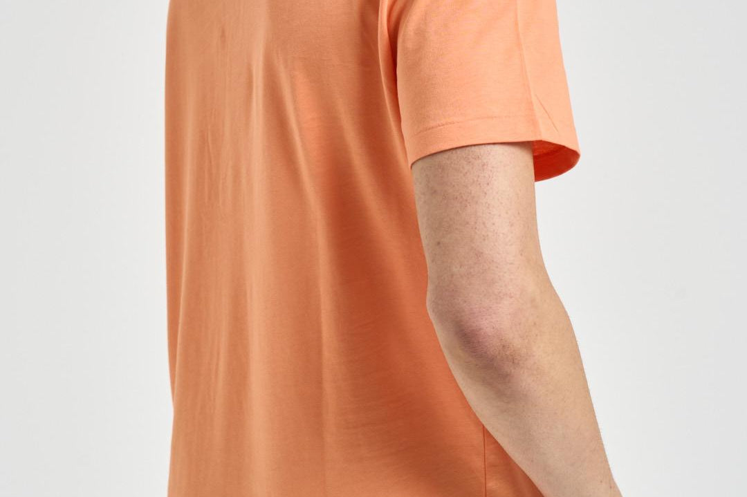 T-shirt uomo girocollo arancione 710671438 457 RALPH LAUREN 