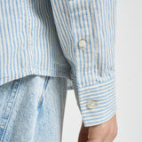 Camicia uomo Konrad a righe celeste 1001330 ALLURE LES DEUX 