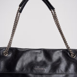 Borsa donna Venus Gotham Large a spalla in pelle lucida nera B02212GOT NERO ORCIANI 