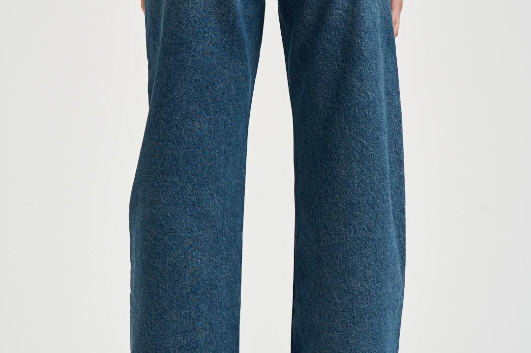Jeans donna gamba dritta in denim blu A317 1254FORM AGOLDE 