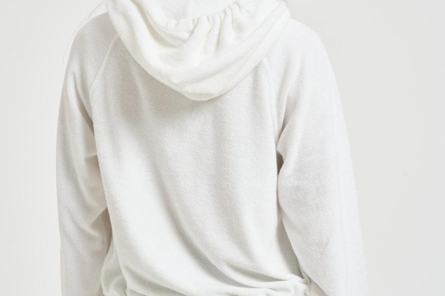 Felpa donna con cappuccio Bear panna 211A12745 001 RALPH LAUREN 