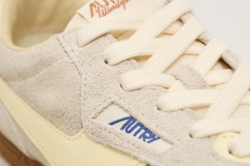 Sneakers donna Windspin in suede panna SLWU B01 AUTRY 